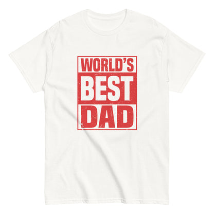 Мъжка класическа тениска WORLD'S BEST DAD