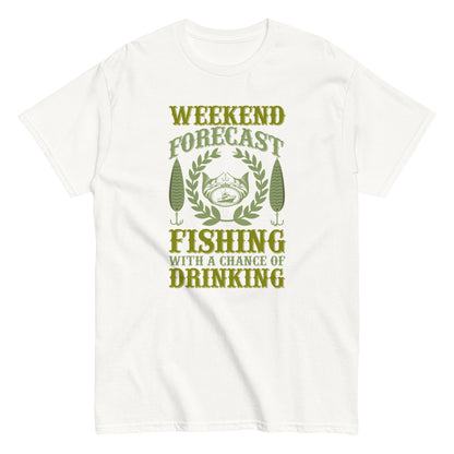 Мъжка класическа тениска WEEKEND FORECAST FISHING