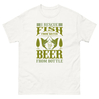 Мъжка класическа тениска I RESCUE FISH FROM WATER