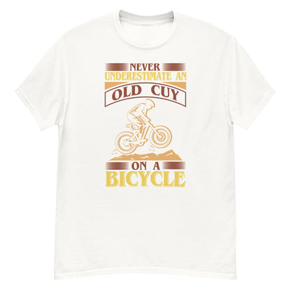Мъжка класическа тениска OLD GUY ON A BICYCLE