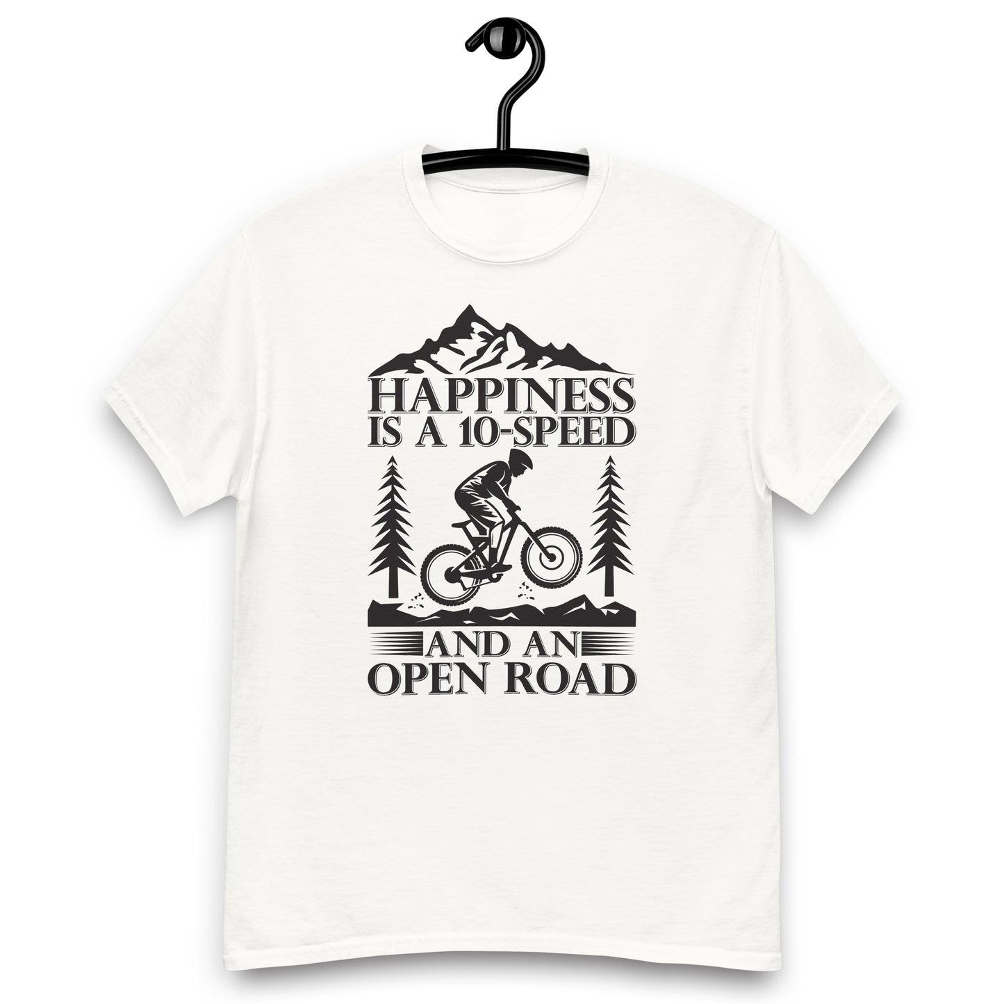 Men's classic tee HAPPINESS IS A 10-SPEED