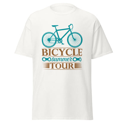 Мъжка класическа тениска BICYCLE SUMMER TOUR