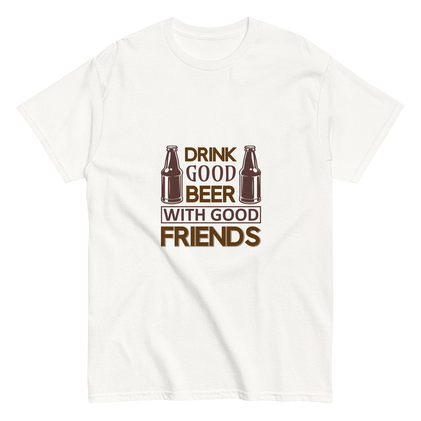 Camiseta clásica hombre DRINK GOOD BEER