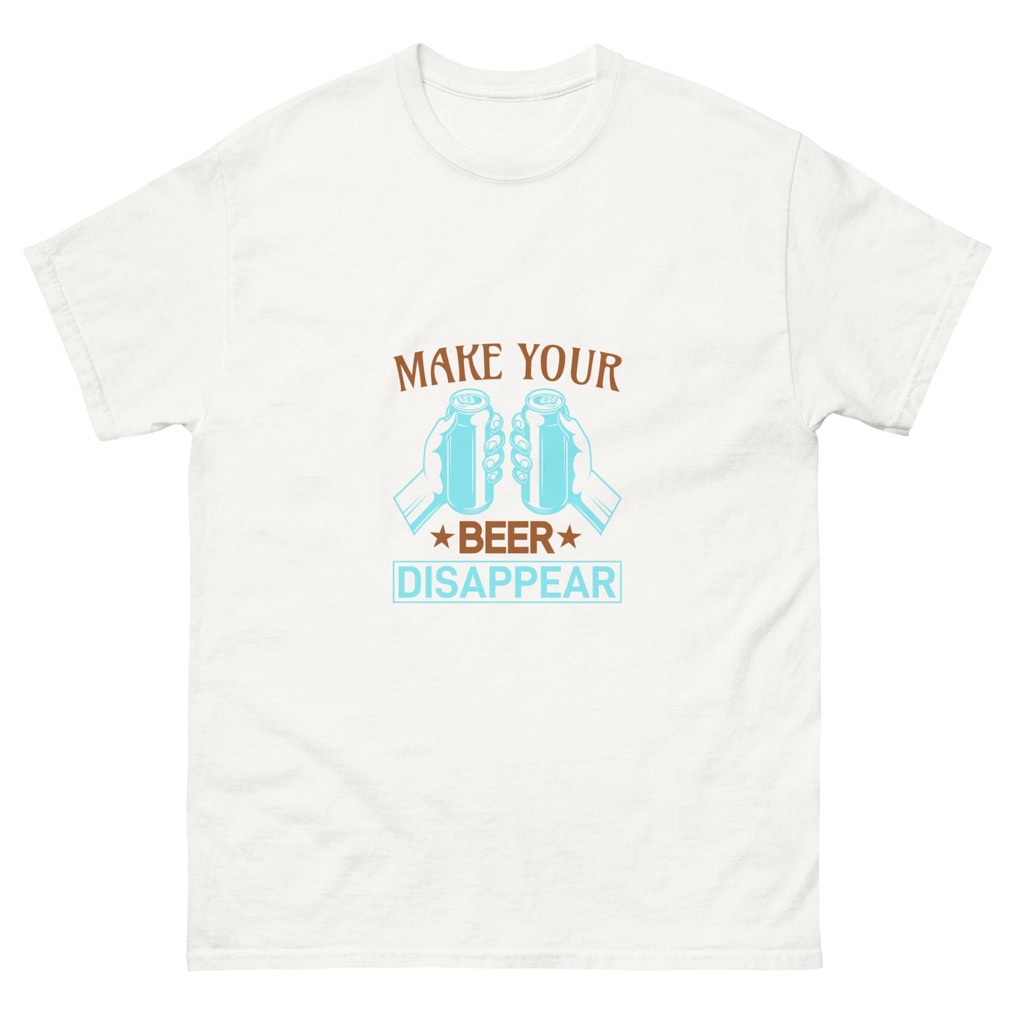 Men's classic tee MAKE YOUR BEER DISAPPEAR