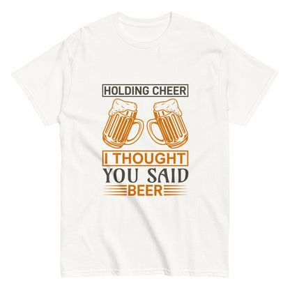 Мъжка класическа тениска HOLDING CHEER