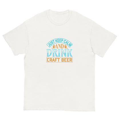 Мъжка класическа тениска DRINK CRAFT BEER
