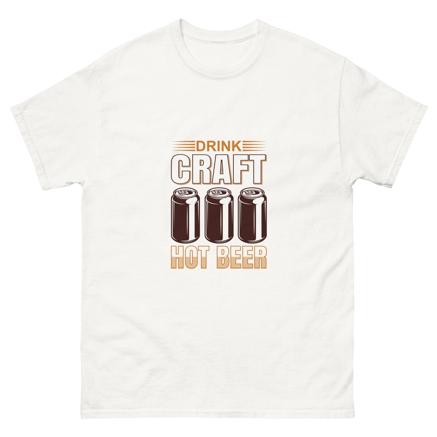 Camiseta clásica hombre DRINK CRAFT HOT BEER