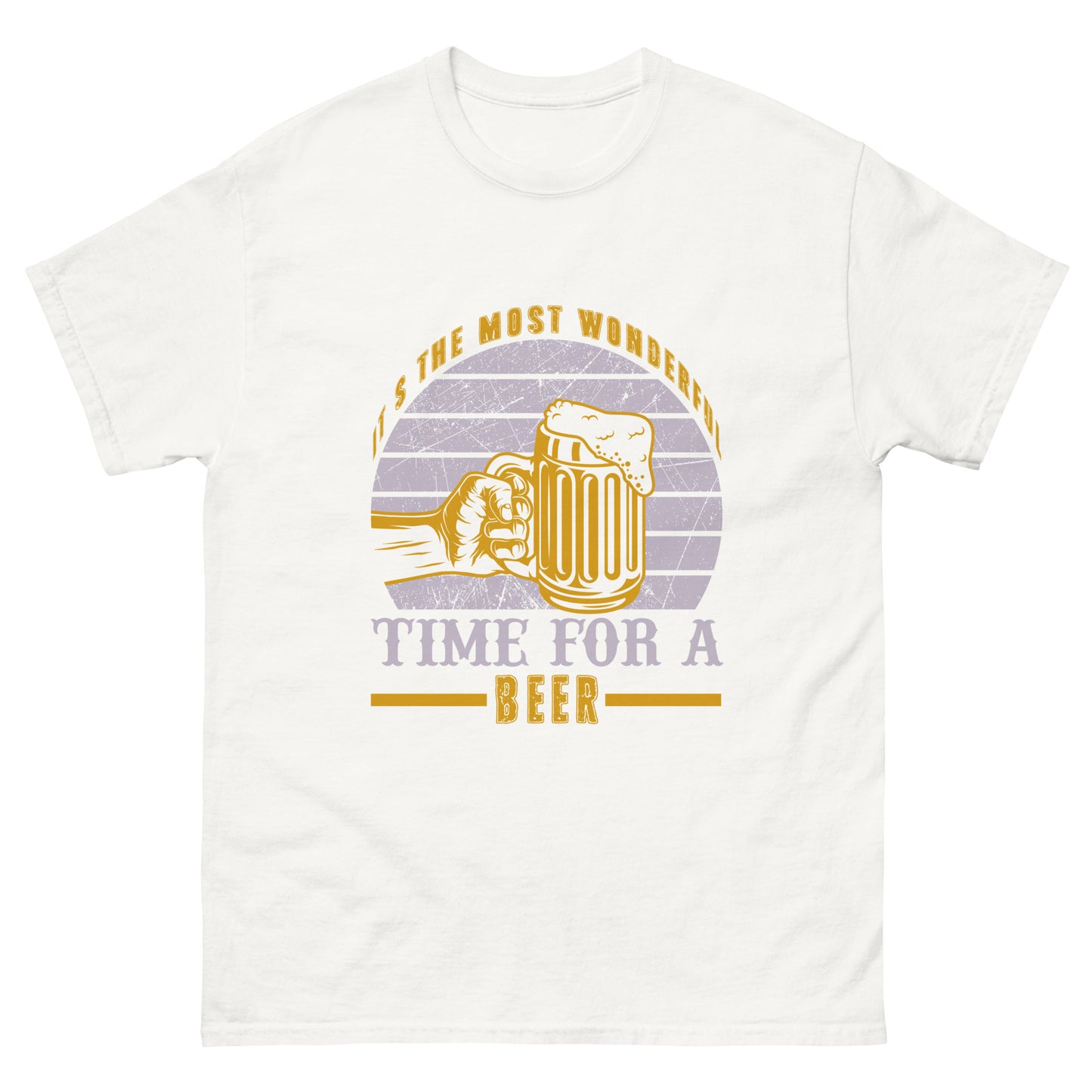 Camiseta clásica hombre HORA DE UNA CERVEZA