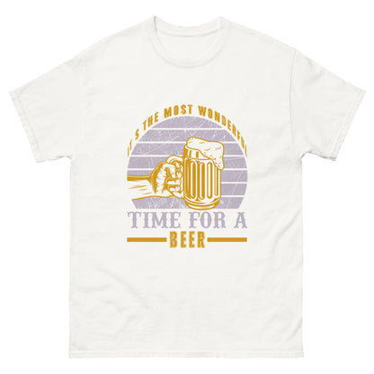 Класическа мъжка тениска ВРЕМЕ ЗА БИРА