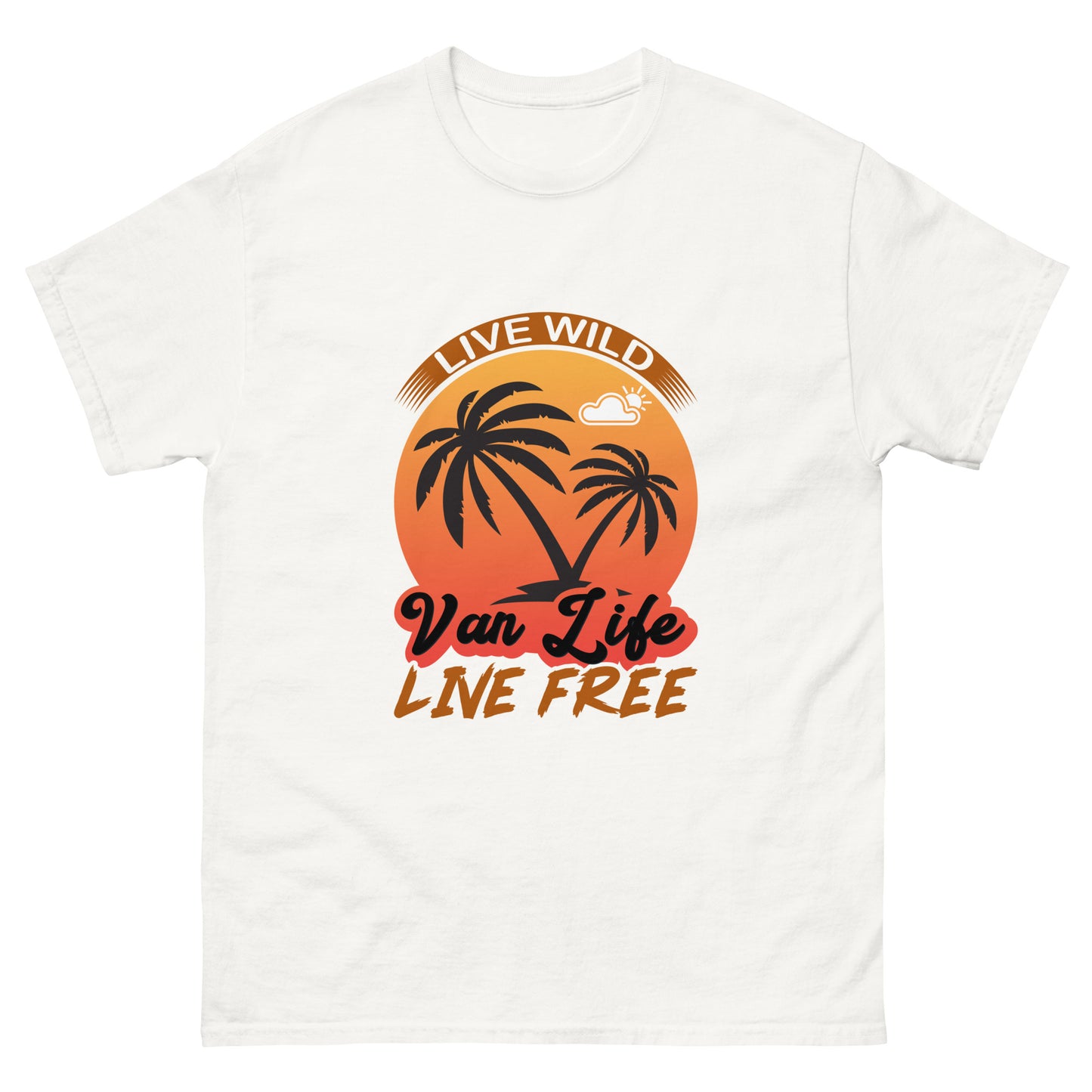 Men's classic tee LIVE WILD