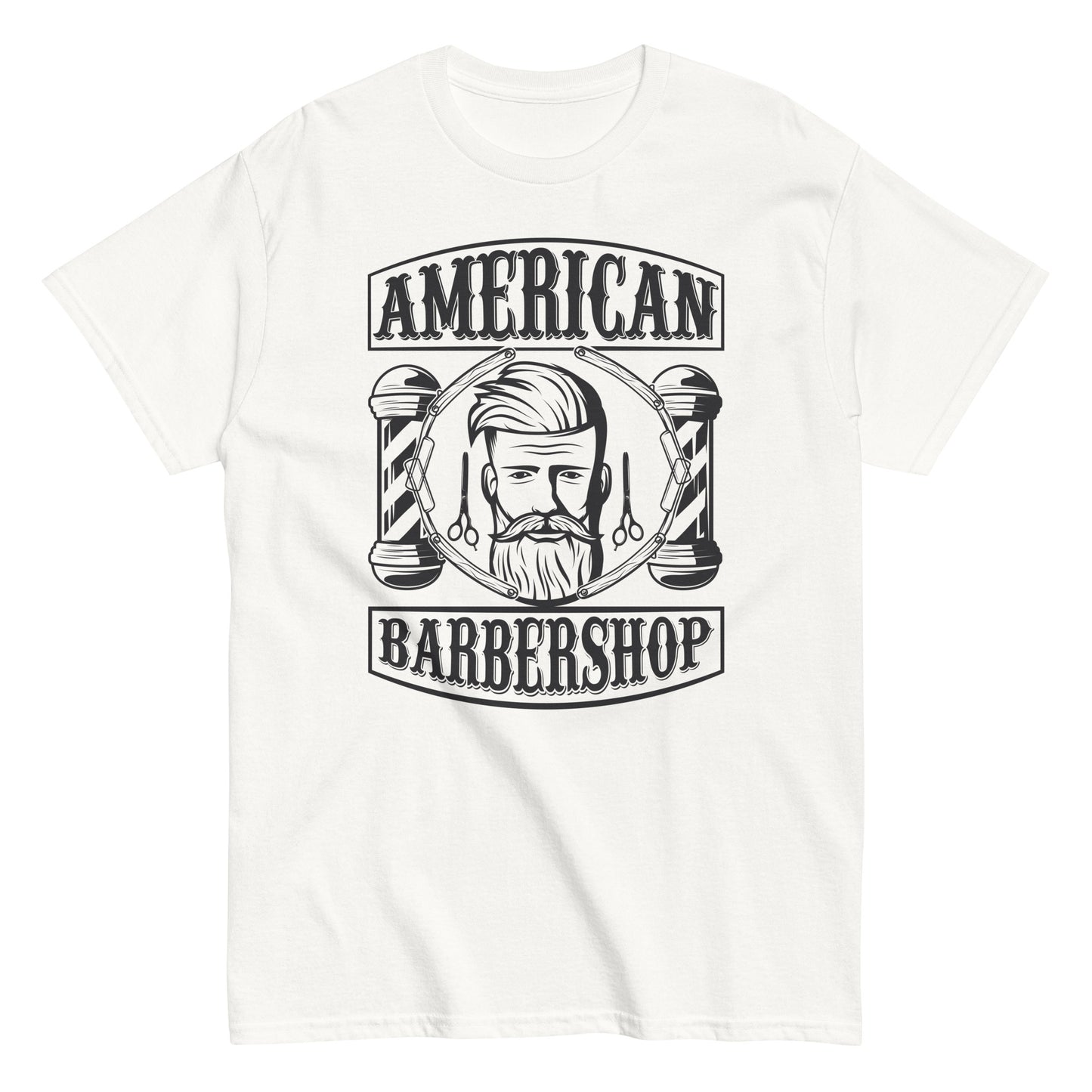 Мъжка класическа тениска AMERICAN BARBERSHOP