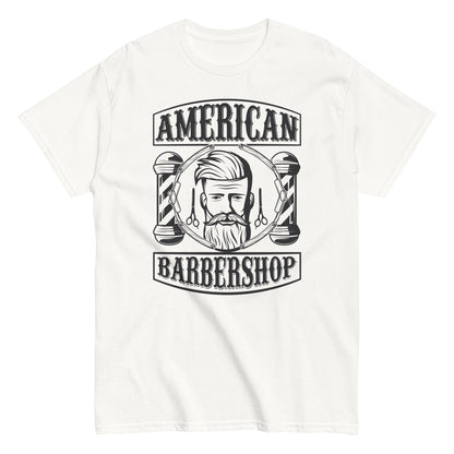 Мъжка класическа тениска AMERICAN BARBERSHOP