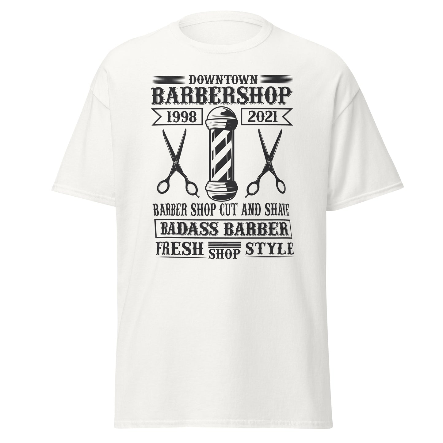 Men's classic tee DOWNTOWN BARBERSHOP