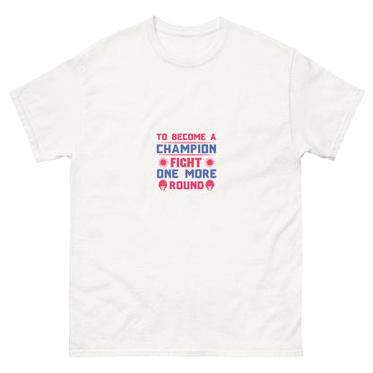 Мъжка класическа тениска FIGHT ONE MORE ROUND