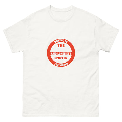 Мъжка класическа тениска БОКСЪТ Е НАЙ-ТРУДИЯТ