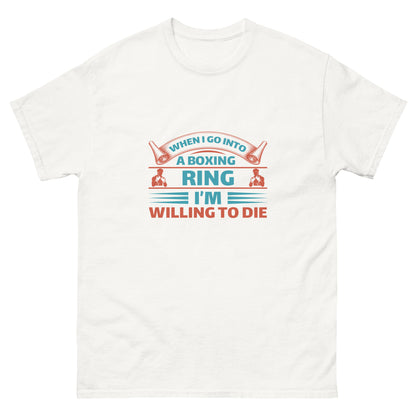 Мъжка класическа тениска GO INTO A BOXING RING