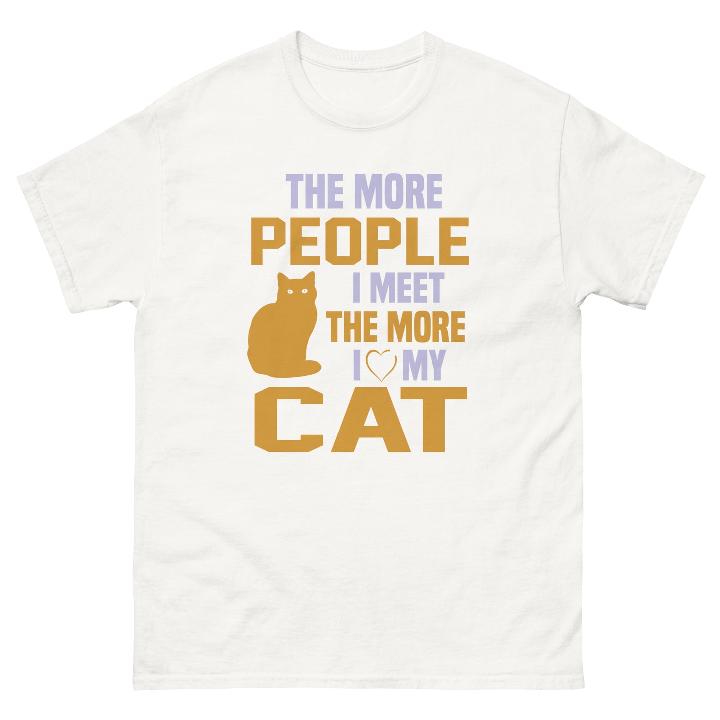 Men's classic tee I LOVE MY CAT