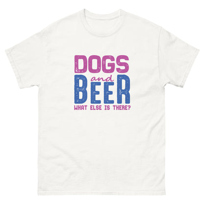 Мъжка класическа тениска DOG AND BEER