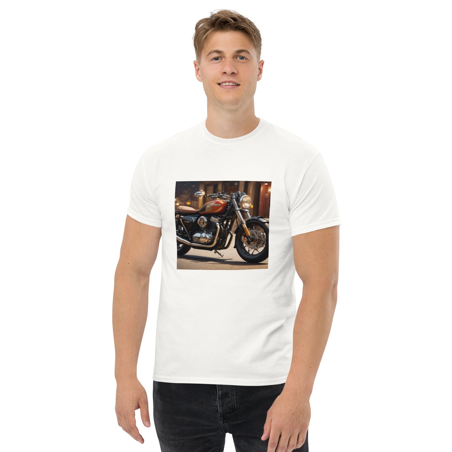 Camiseta clásica hombre MOTOCICLETA