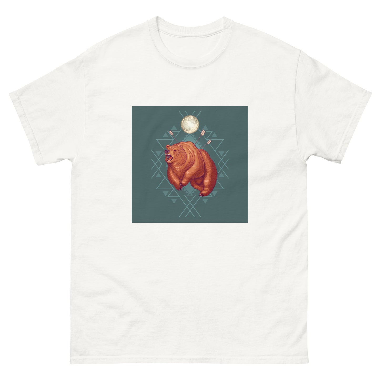 Men's classic tee BEAR AND MOON