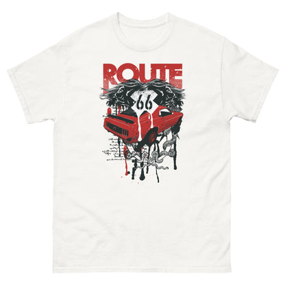 Мъжка класическа тениска ROUTE 66 ART