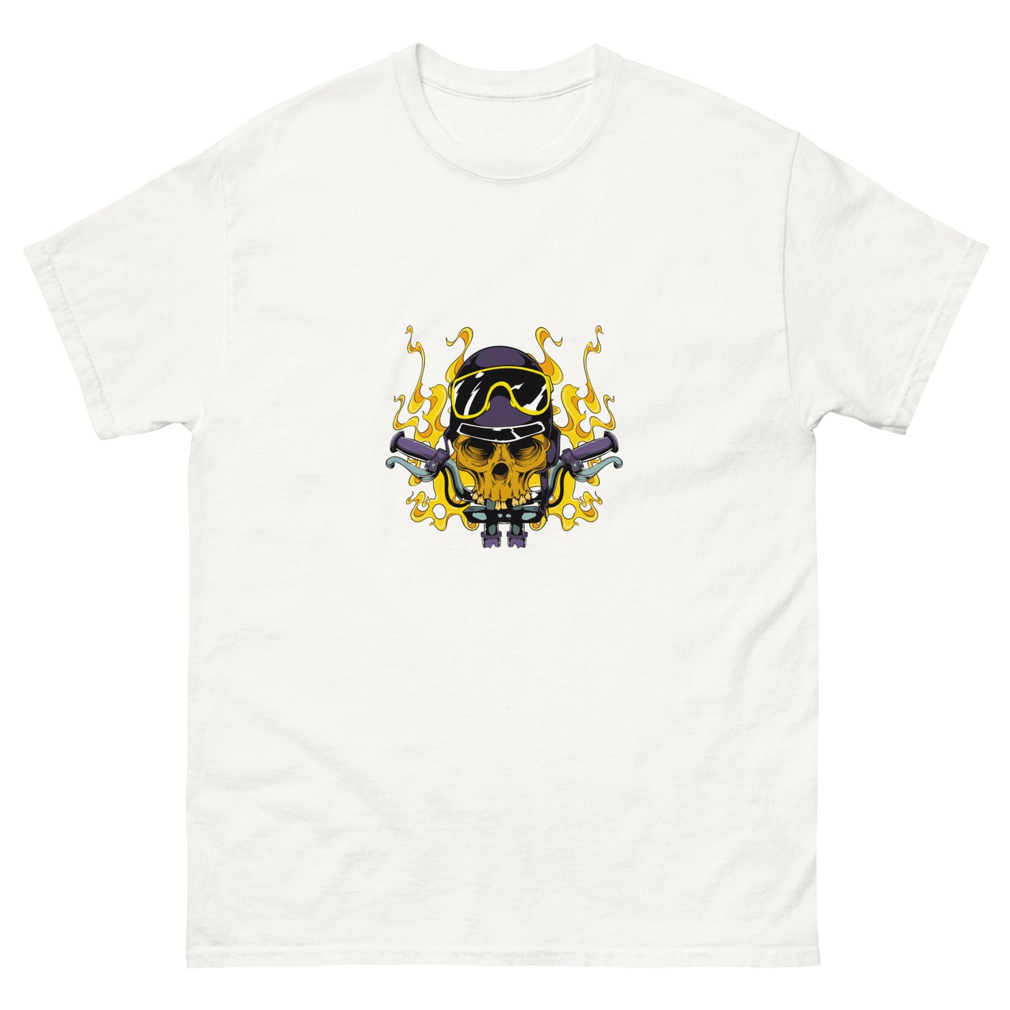 Men's classic tee FIRE SKULL MOTORS