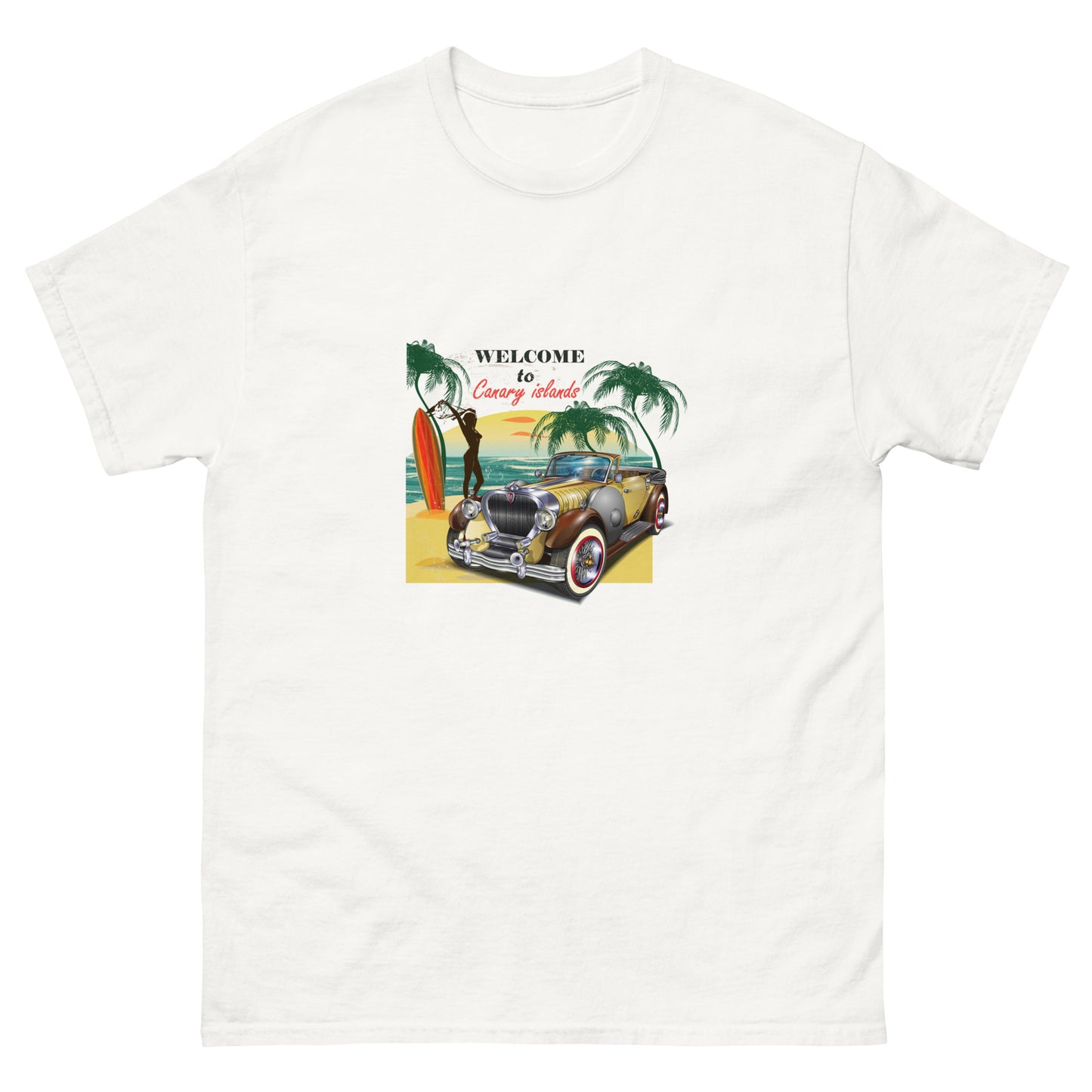 Men's classic tee WELCOME TO CANARY ISLANDS