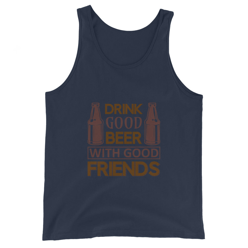 Men's tank top GOOD BEER WITH GOOD FRIENDS