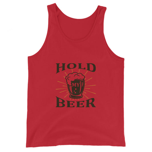 Camiseta de tirantes hombre HOLD MY CERVEZA