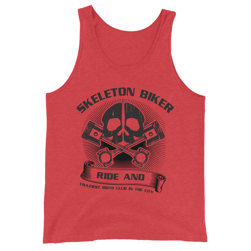 Men's Tank Top SKELETON BIKER