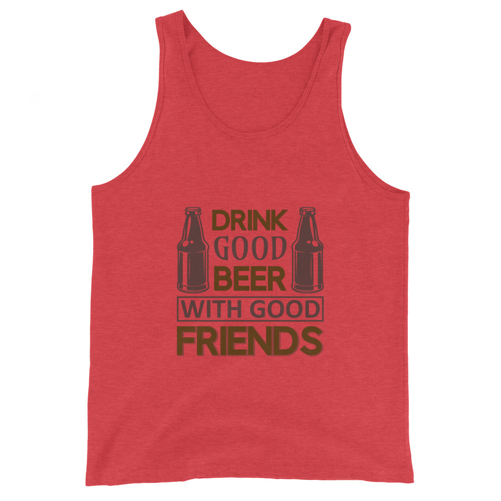 Men's tank top GOOD BEER WITH GOOD FRIENDS