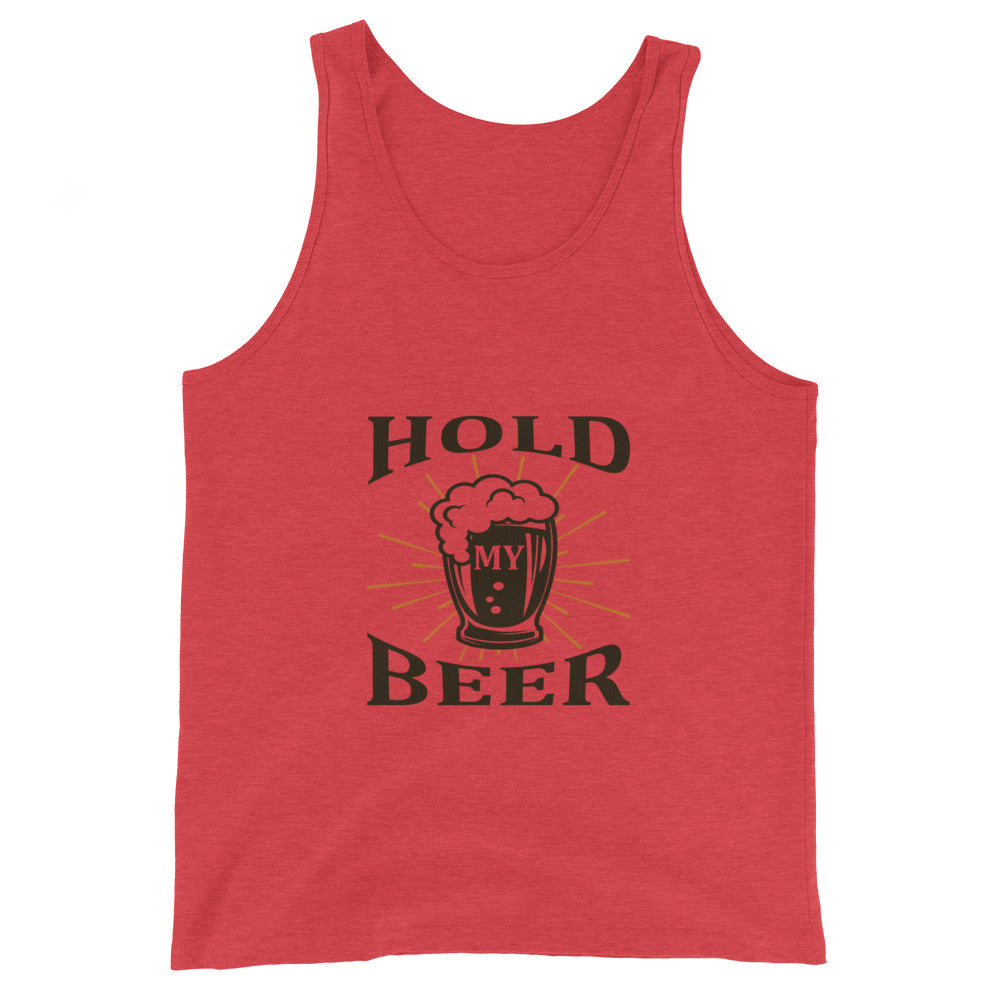 Camiseta de tirantes hombre HOLD MY CERVEZA