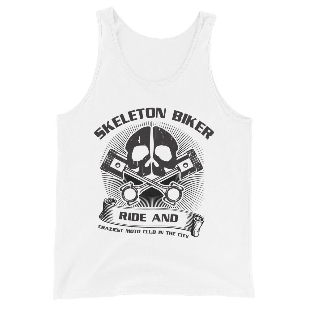 Мъжки потник SKELETON BIKER