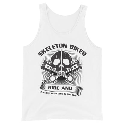 Мъжки потник SKELETON BIKER