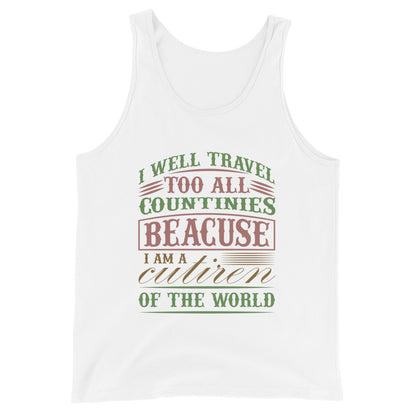 Мъжки потник TRAVEL ДО ВСИЧКИ СТРАНИ