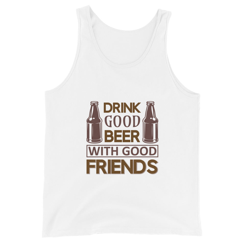 Men's tank top GOOD BEER WITH GOOD FRIENDS