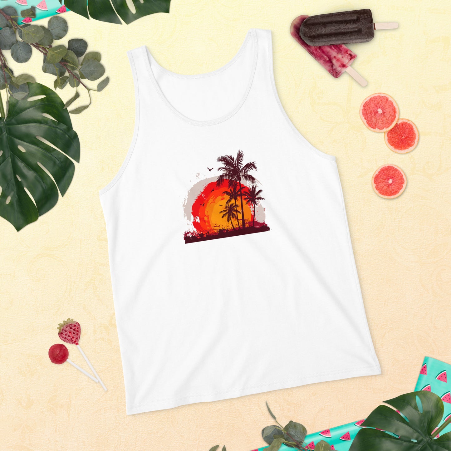 Men's Tank Top PALMS SUNSET