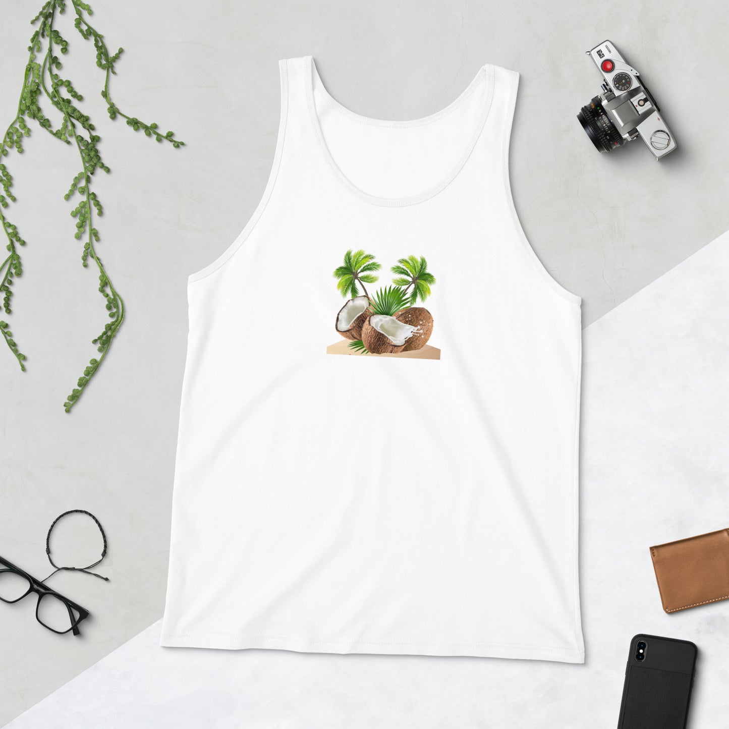 Men's Tank Top PALMS AND COCONUTS