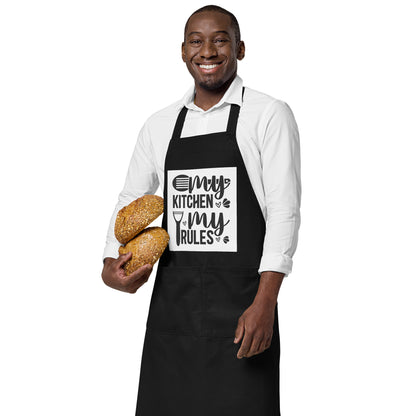 Organic cotton apron MY KITCHEN