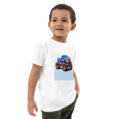 Organic cotton kids t-shirt MONSTER TRUCK