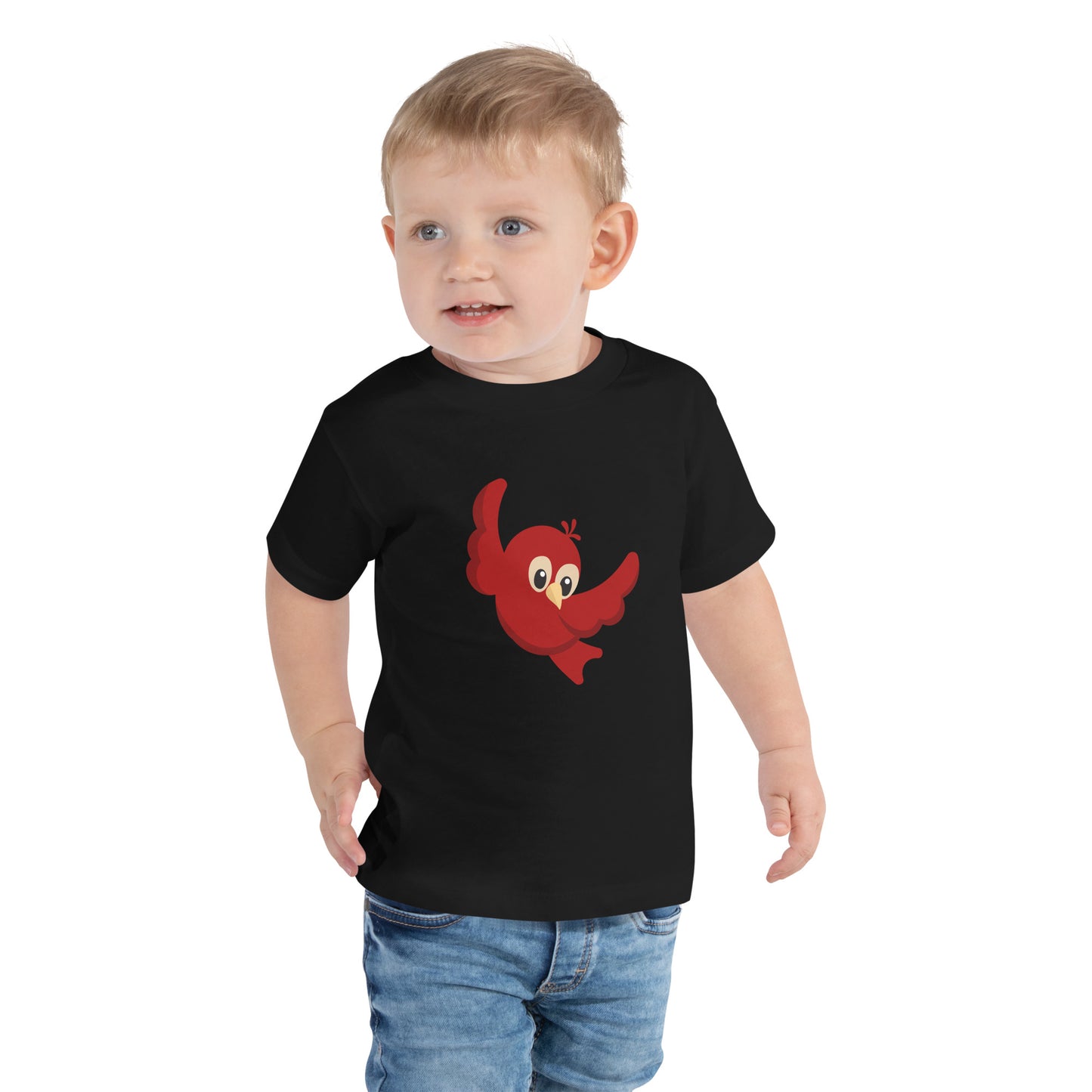 Camiseta de manga corta para niños pequeños BIRD FLY