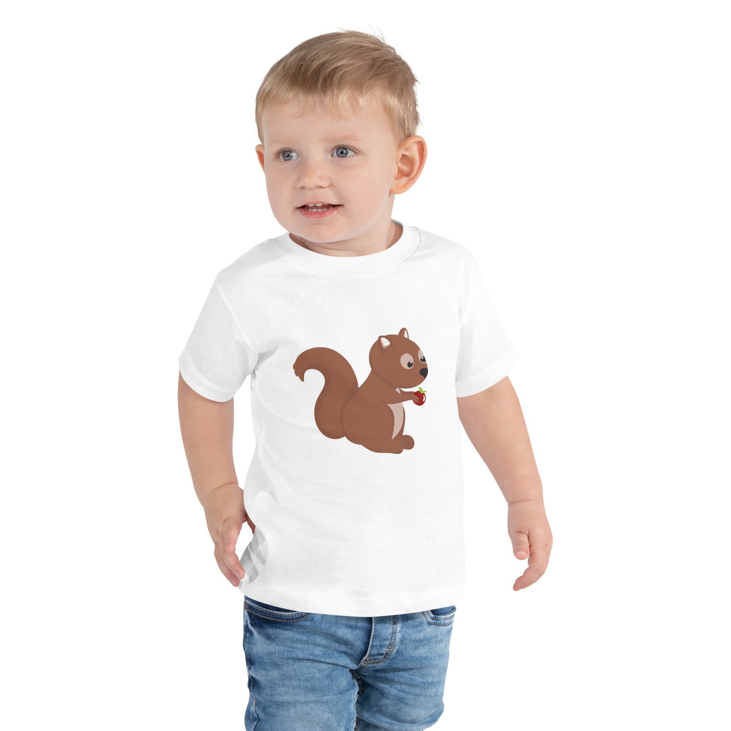 Camiseta de manga corta para niños pequeños ARDILLA