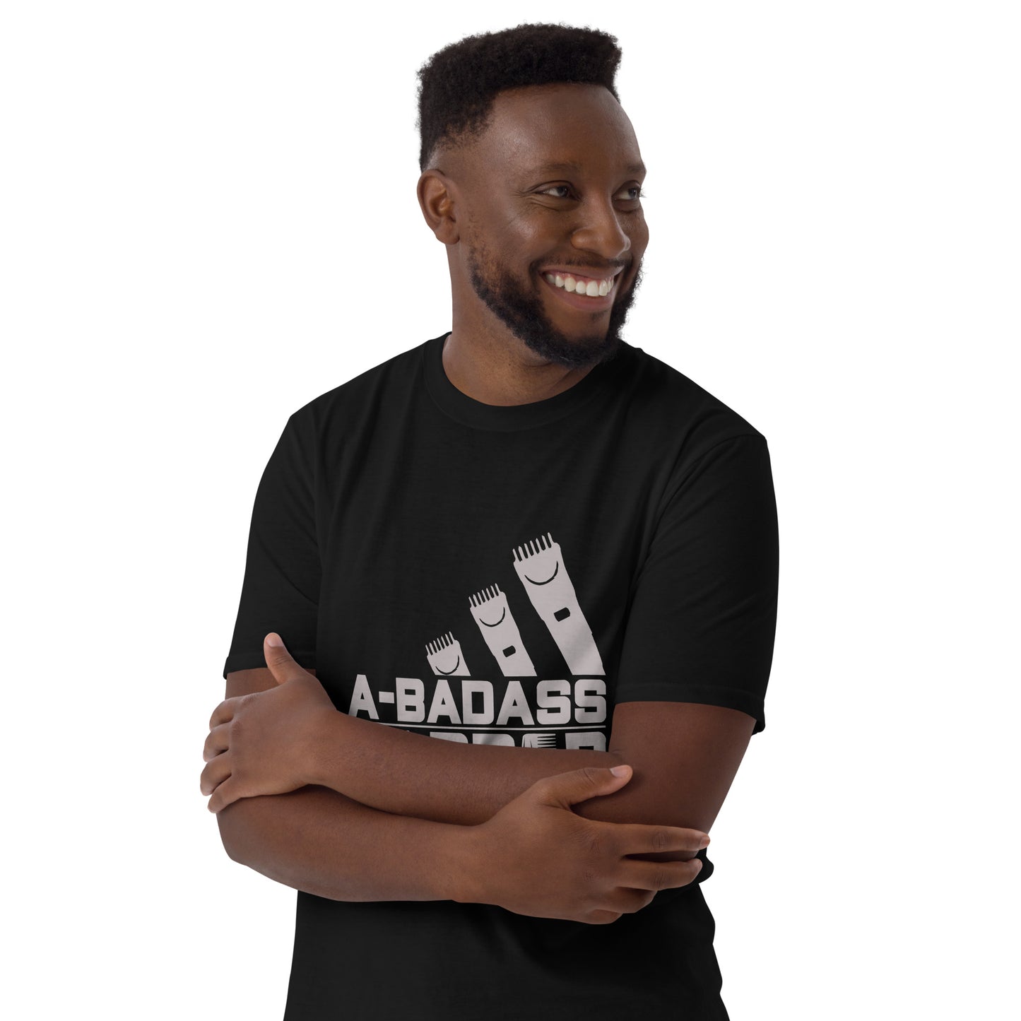 Short-Sleeve men's T-Shirt A-BADASS BARBER