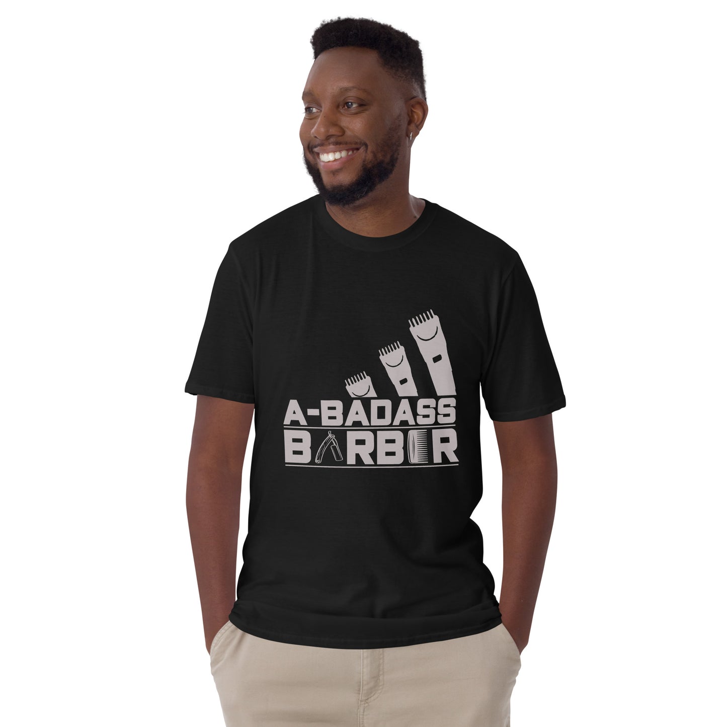 Short-Sleeve men's T-Shirt A-BADASS BARBER