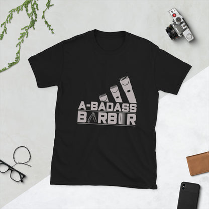 Мъжка тениска с къс ръкав A-BADASS BARBER