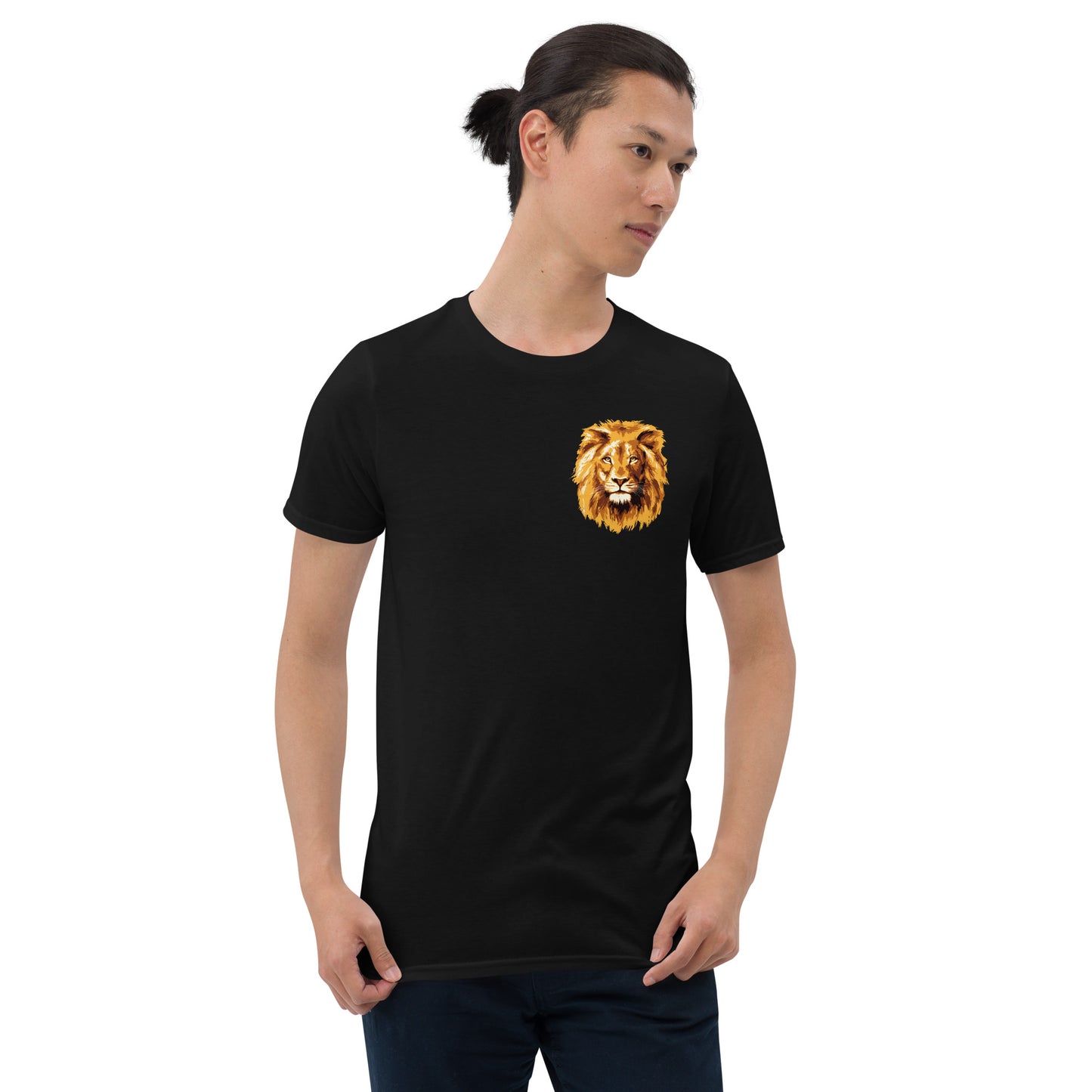 Short-Sleeve Unisex T-Shirt LION HEAD SMALL