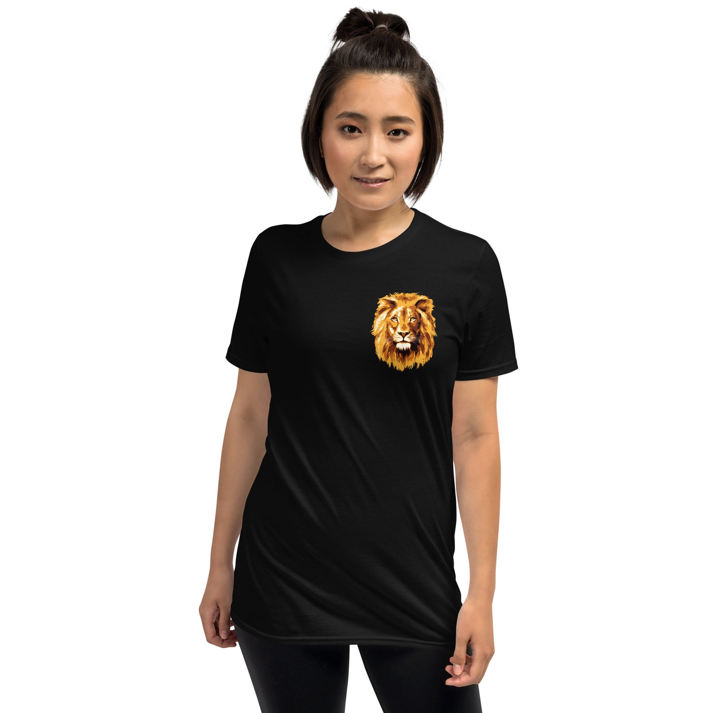 Short-Sleeve Unisex T-Shirt LION HEAD SMALL