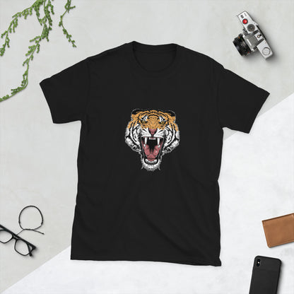 Унисекс тениска с къс ръкав TIGER HEAD