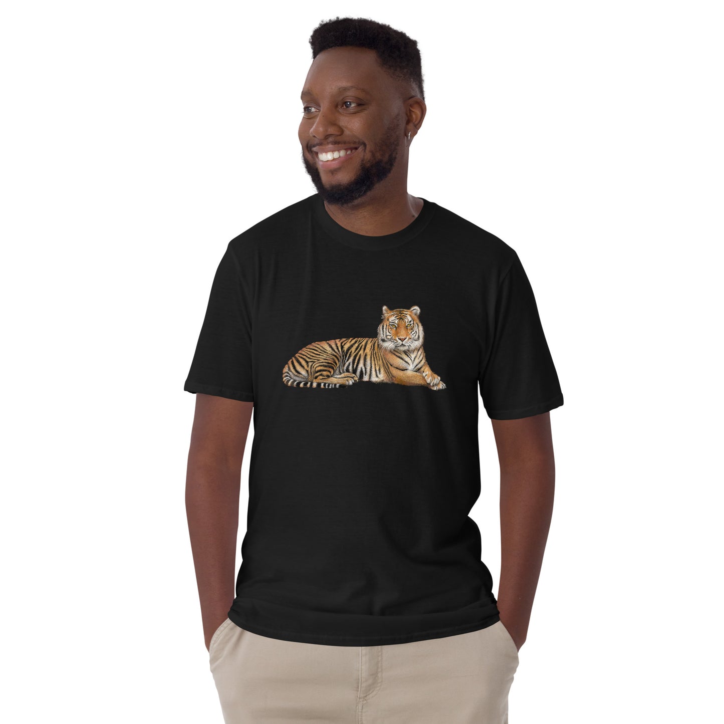 Camiseta unisex de manga corta TIGRE MENTIDO