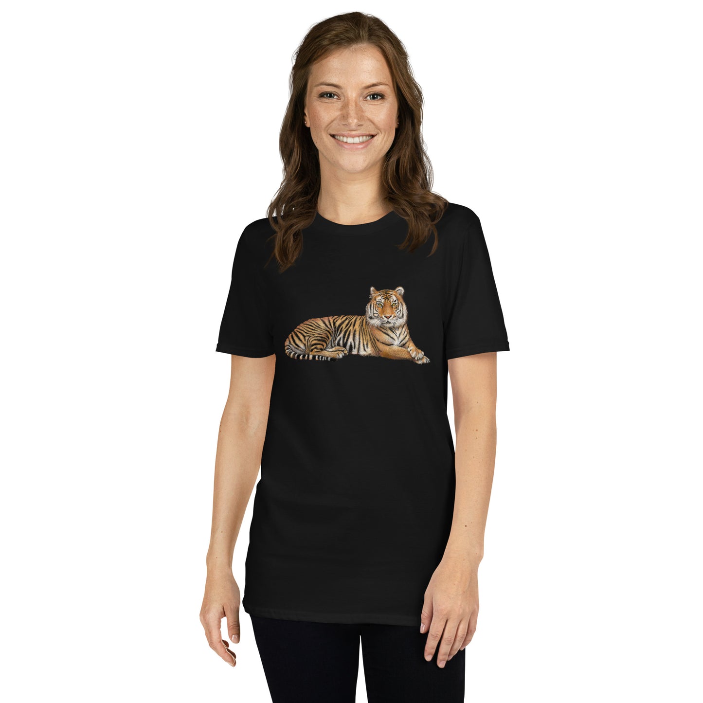 Camiseta unisex de manga corta TIGRE MENTIDO